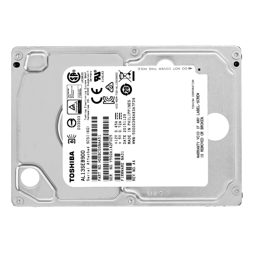 AL13SEB900 TOSHIBA HDD 900GB 10K SAS 6G 2.5" SFF HOT-SWAP